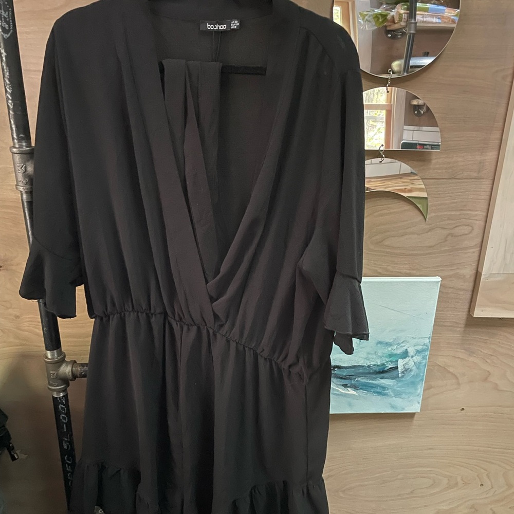 BooHoo Black Romper